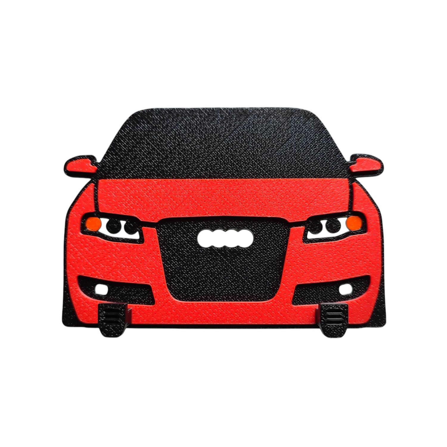 Wieszak na klucze personalizowany z samochodem audi a4 b7