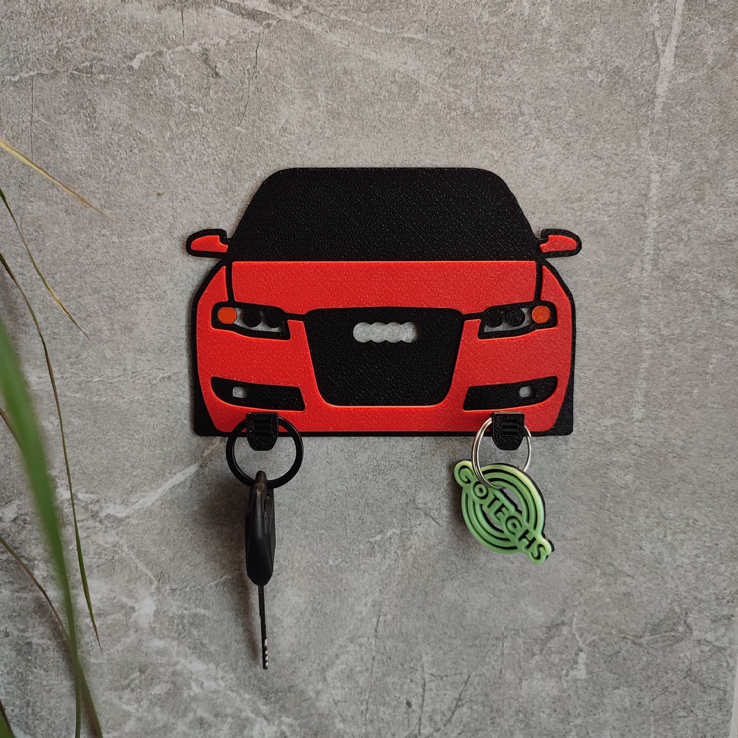 personalizowany wieszak na klucze samochód audi a4 b7