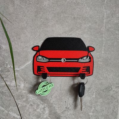 Wieszak na klucze inspirowany volkswagen golf 7 gtd