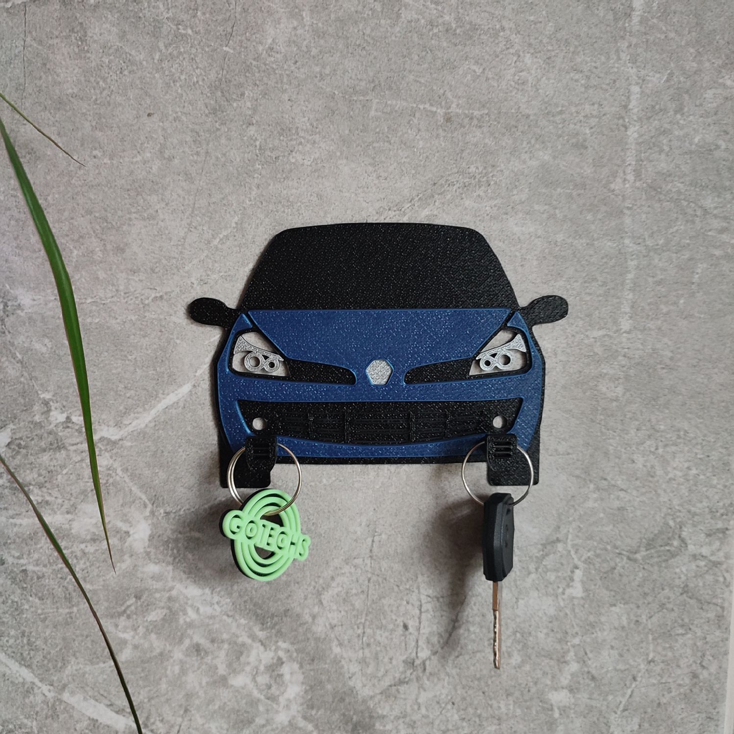 wieszak na kluczyki inspirowany renault clio 3