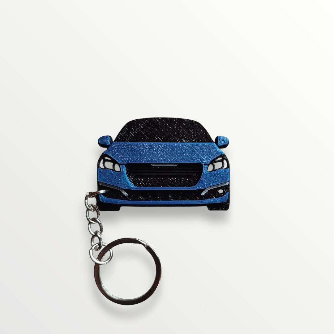 brelok z samochodem peugeot 208 2016 rok
