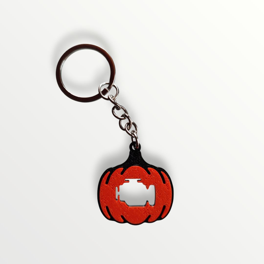 brelok reklamowy warsztat samochodowy check engin halloween