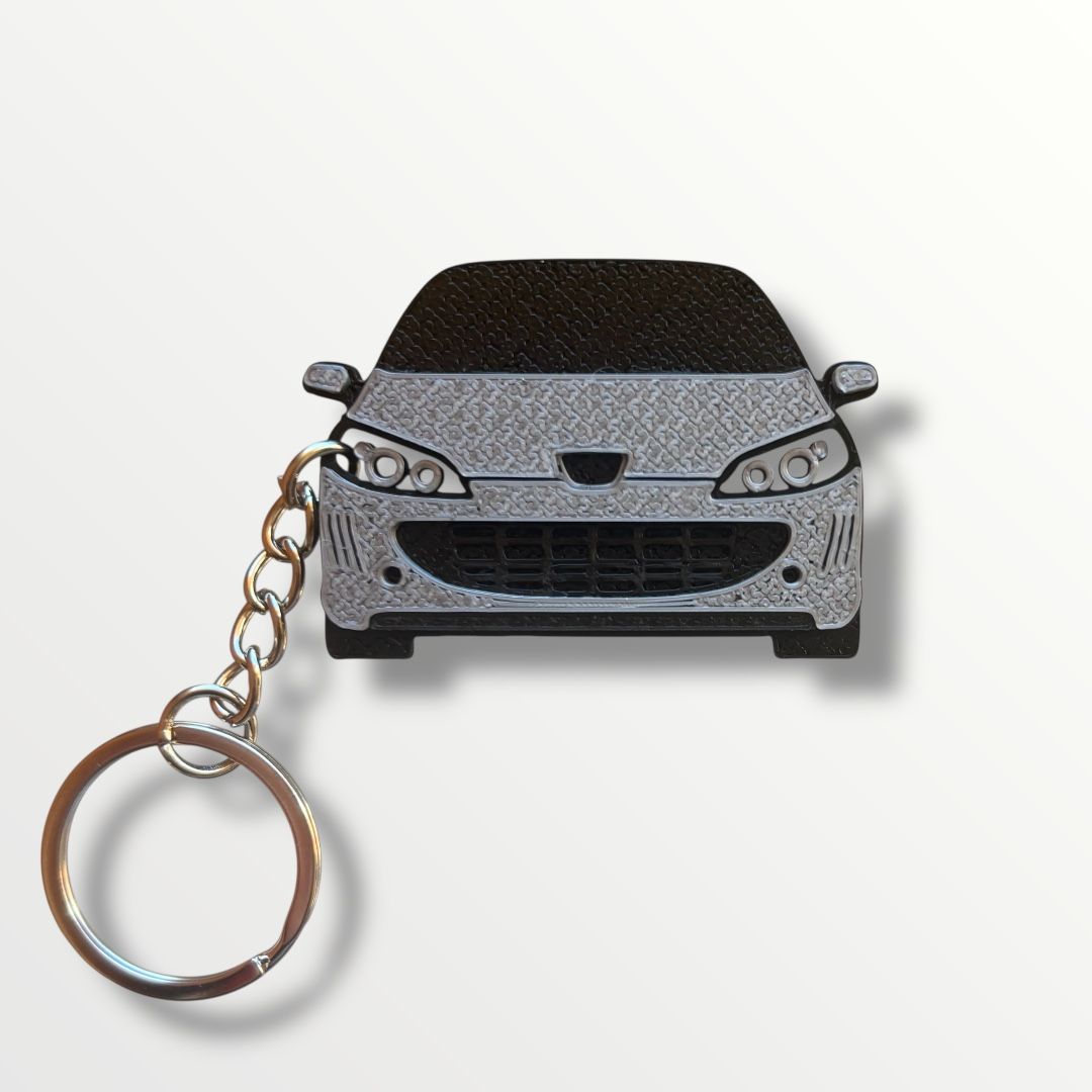 brelok ozdoba do kluczy z samochodem peugeot 407 coupe