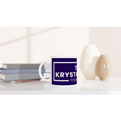 The Krystal Klear Foundation White  Ceramic Mug