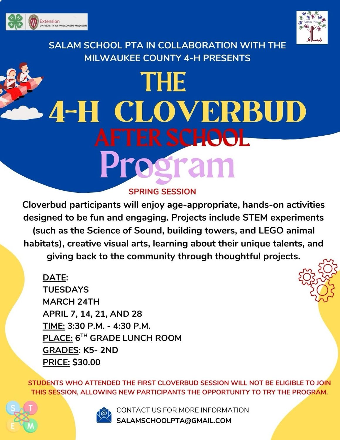 4-H Clover Bud After School Program