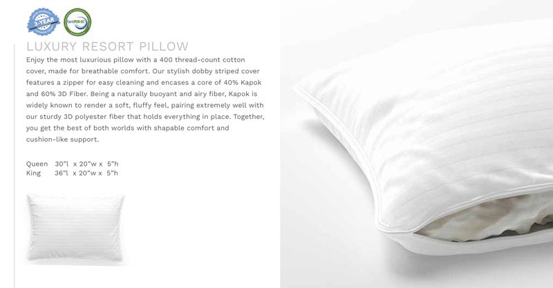 Luxury Resort Pillow