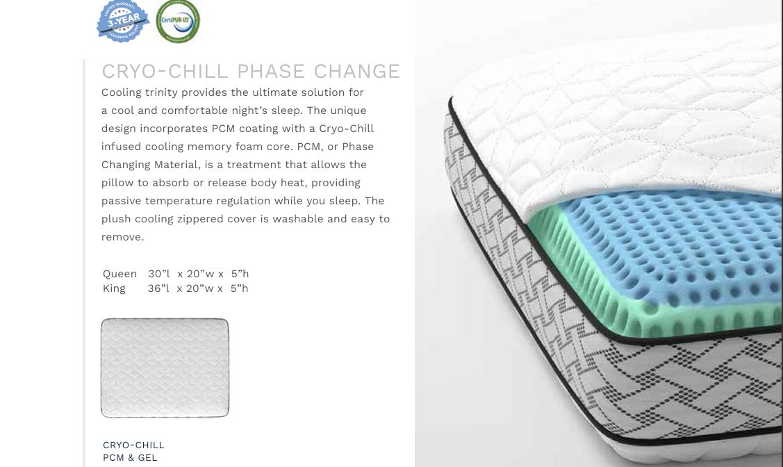 Cryo-Chill Pillow