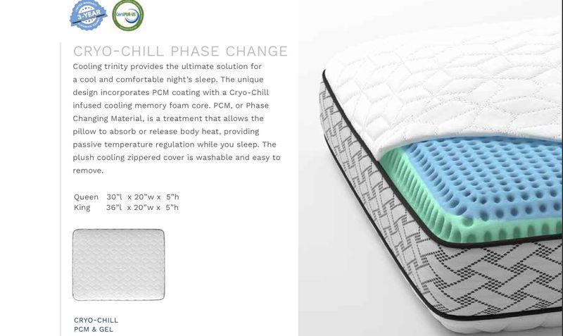 Cryo-Chill Pillow