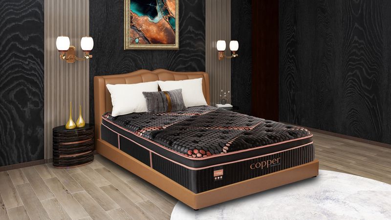 Copper Hybrid Plush Eurotop