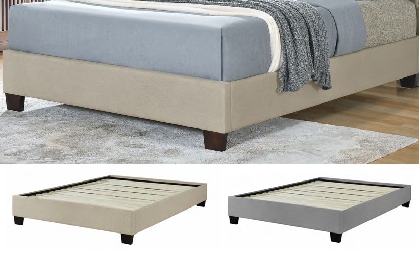 Vera Upholstered platform bed