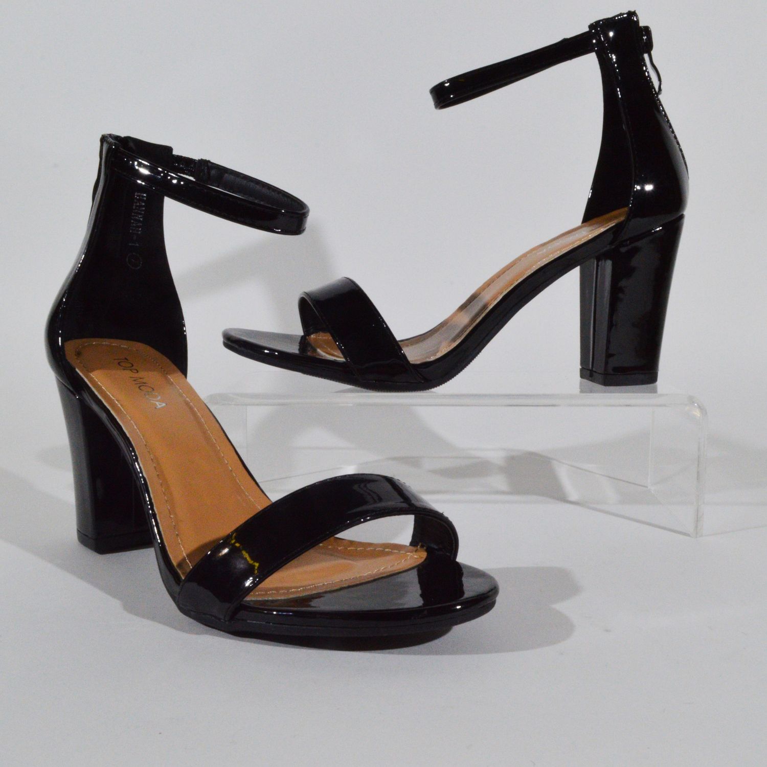 Hannah-1, Colour: Black/Pat, Size: 6.5