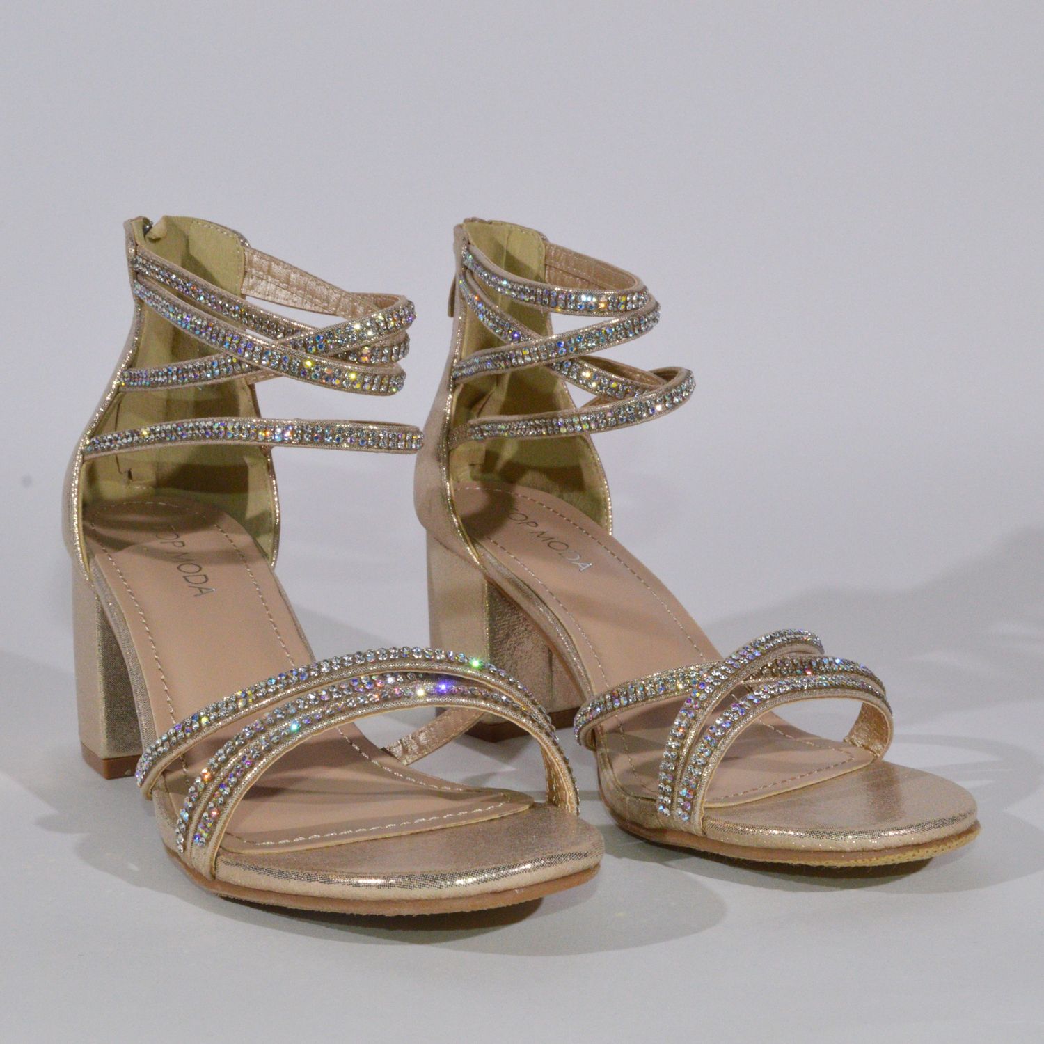 Delia-48, Colour: Champange/Glt, Size: 5