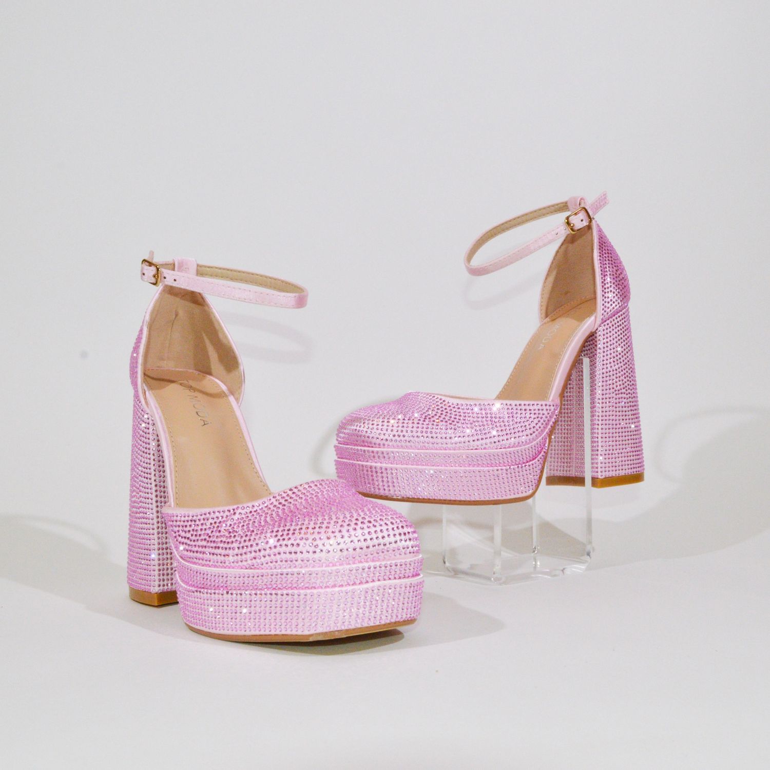 Agent-8, Colour: Pink Satin, Size: 5.5