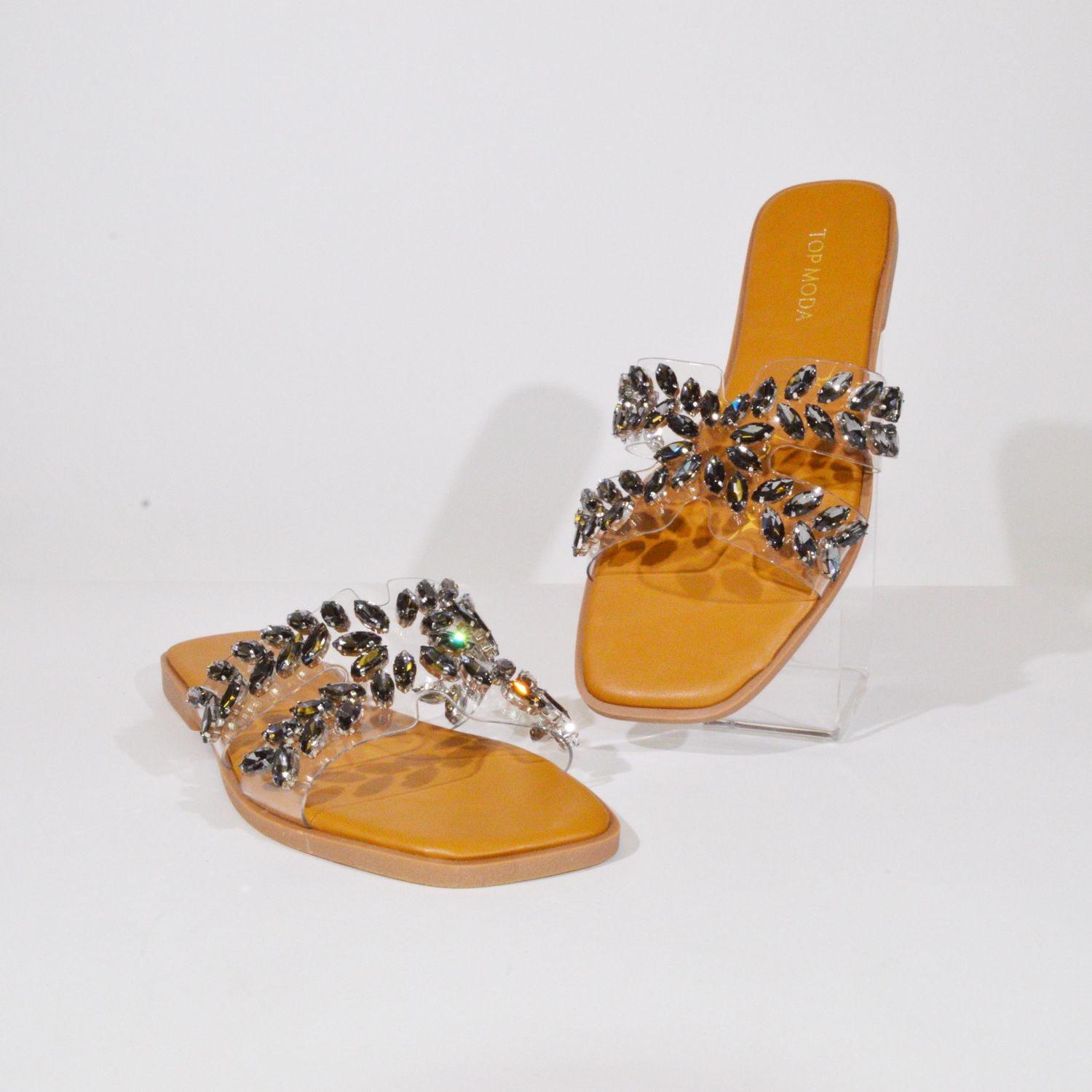 Dubai-26, Colour: Black/Clear, Size: 5.5