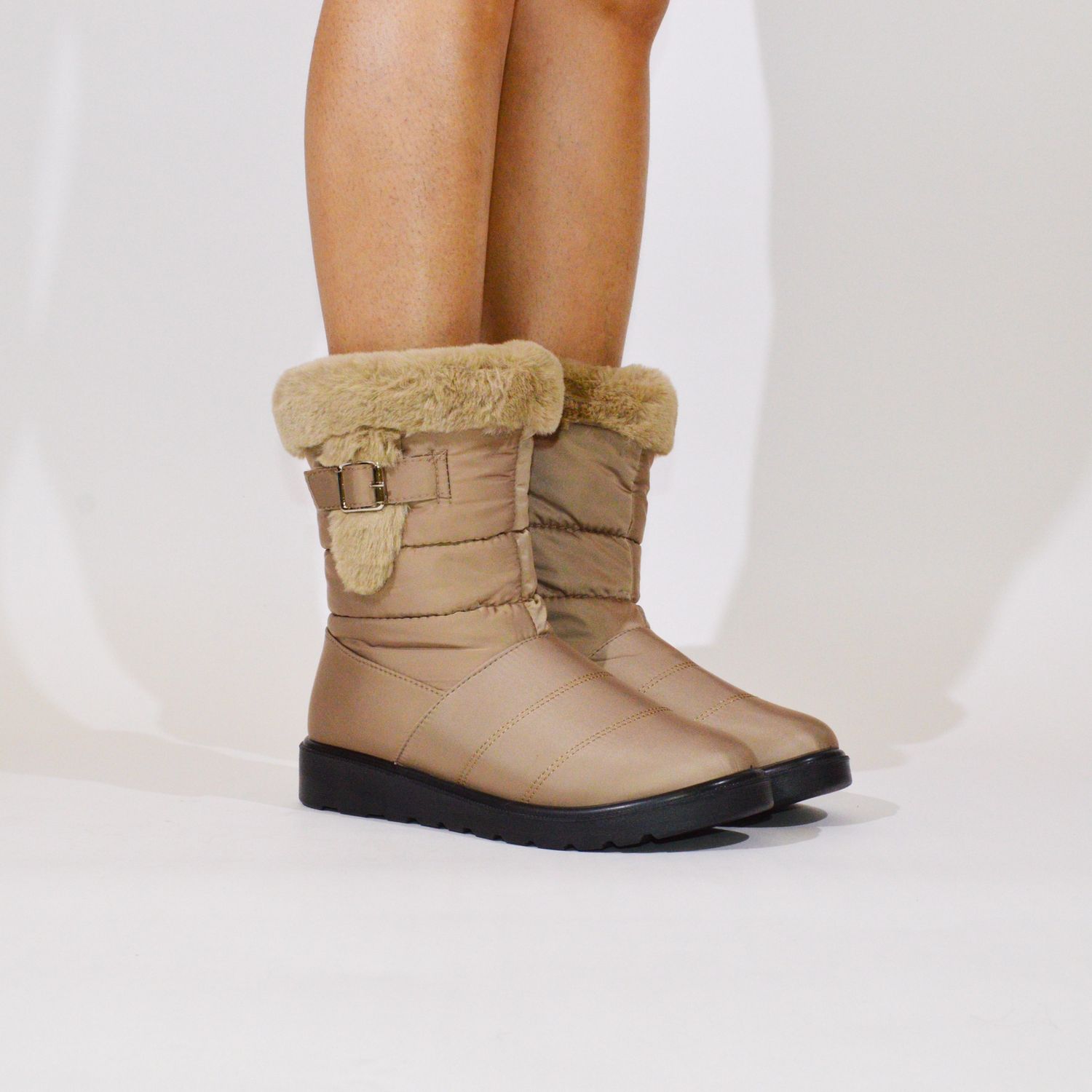 Chris-6, Colour: Taupe, Size: 5.5