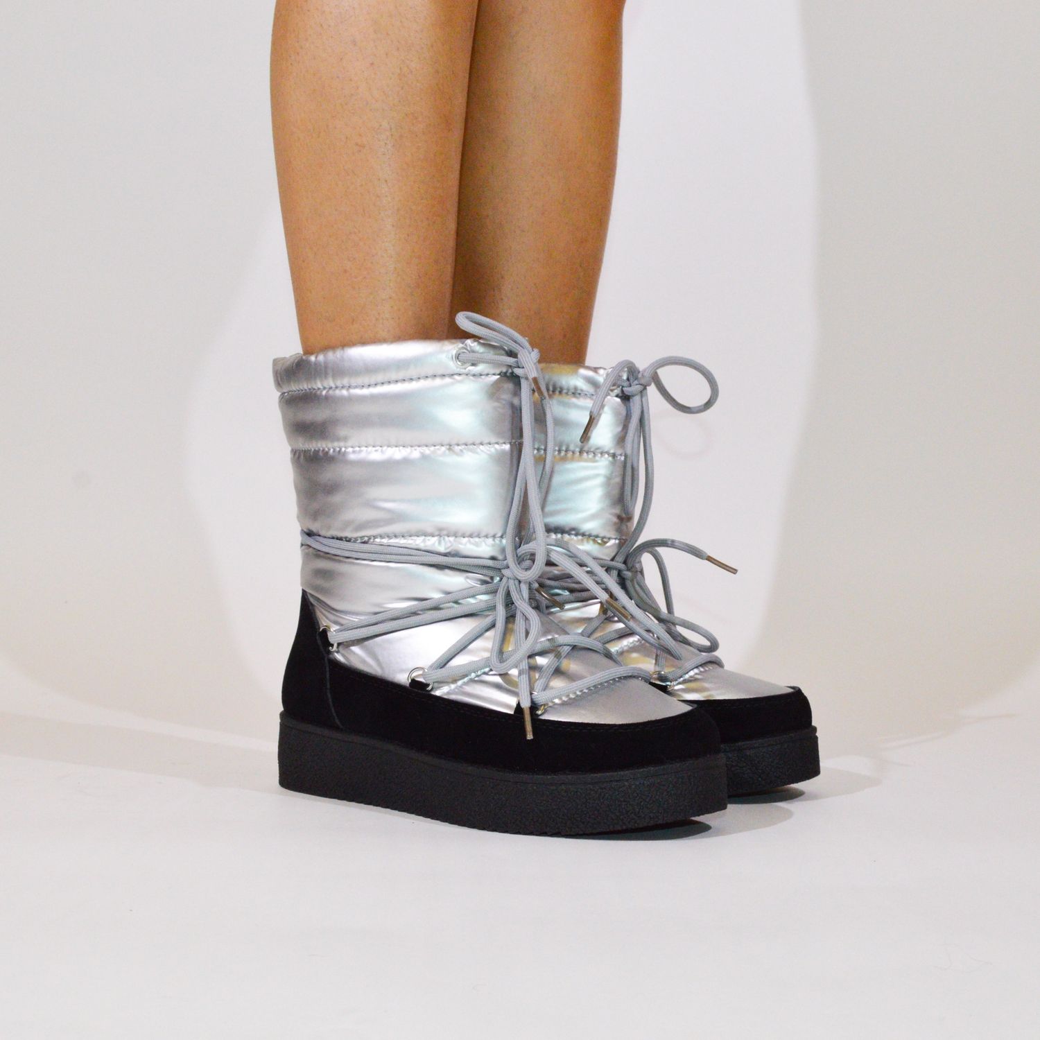 Margot22, Colour: Silver/Nylon, Size: 5.5