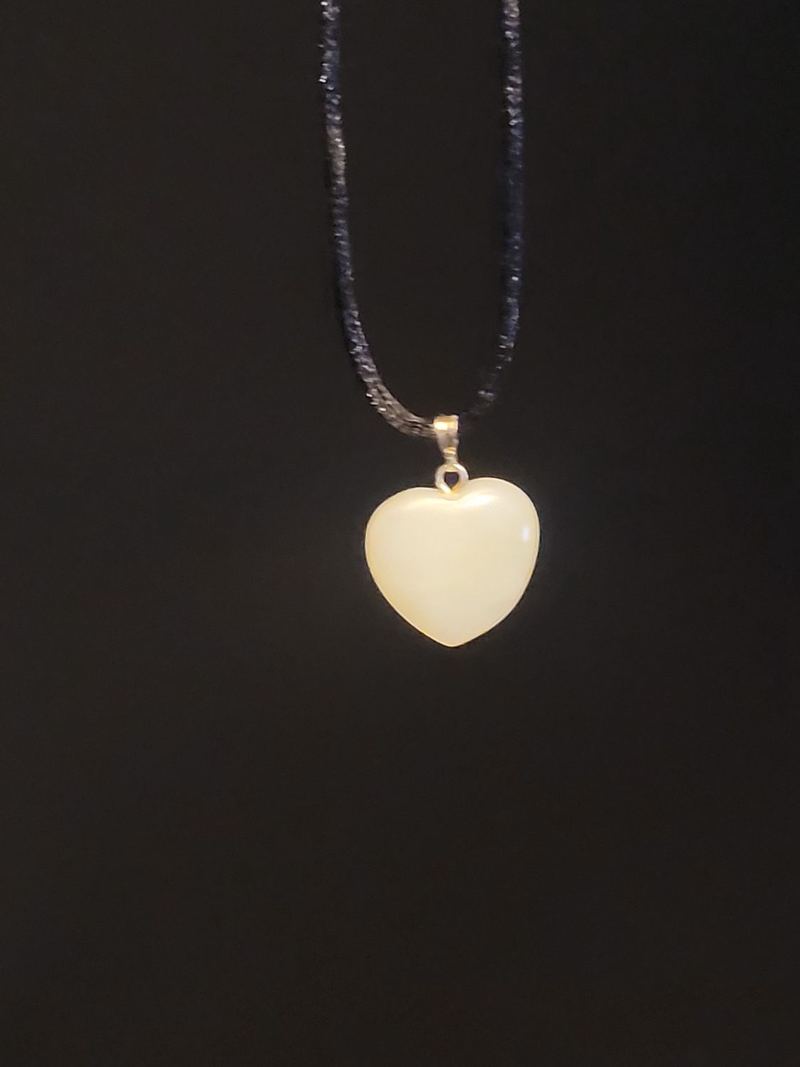 Calcite Heart Pendant
