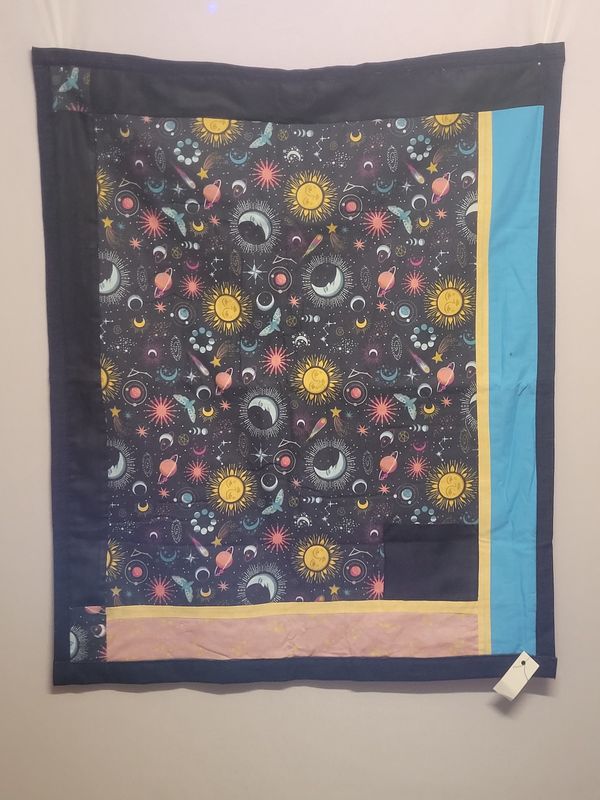 Cosmic Blanket W/ Black Back