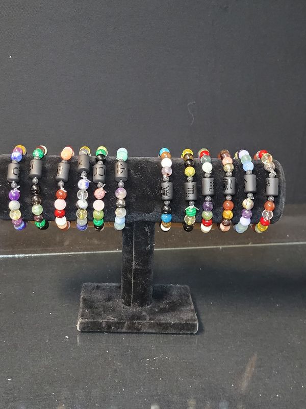 Zodiac Round Stone Bracelet