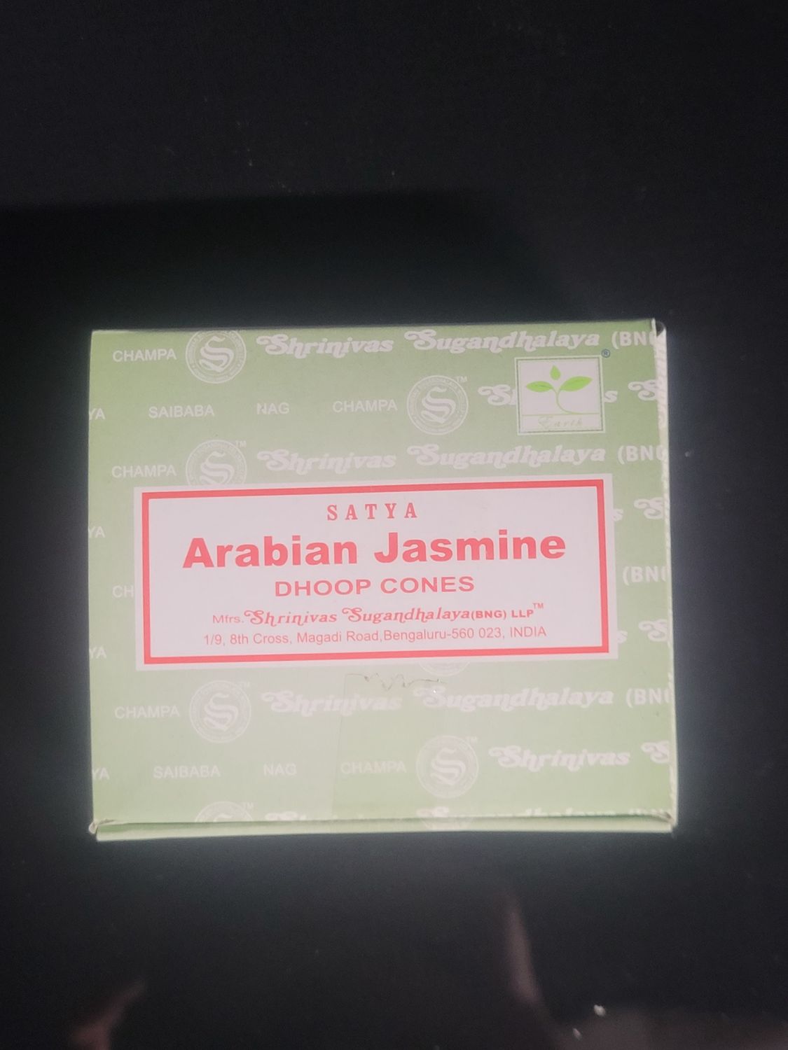Satya Cone, Scent: Arabian Jasmine
