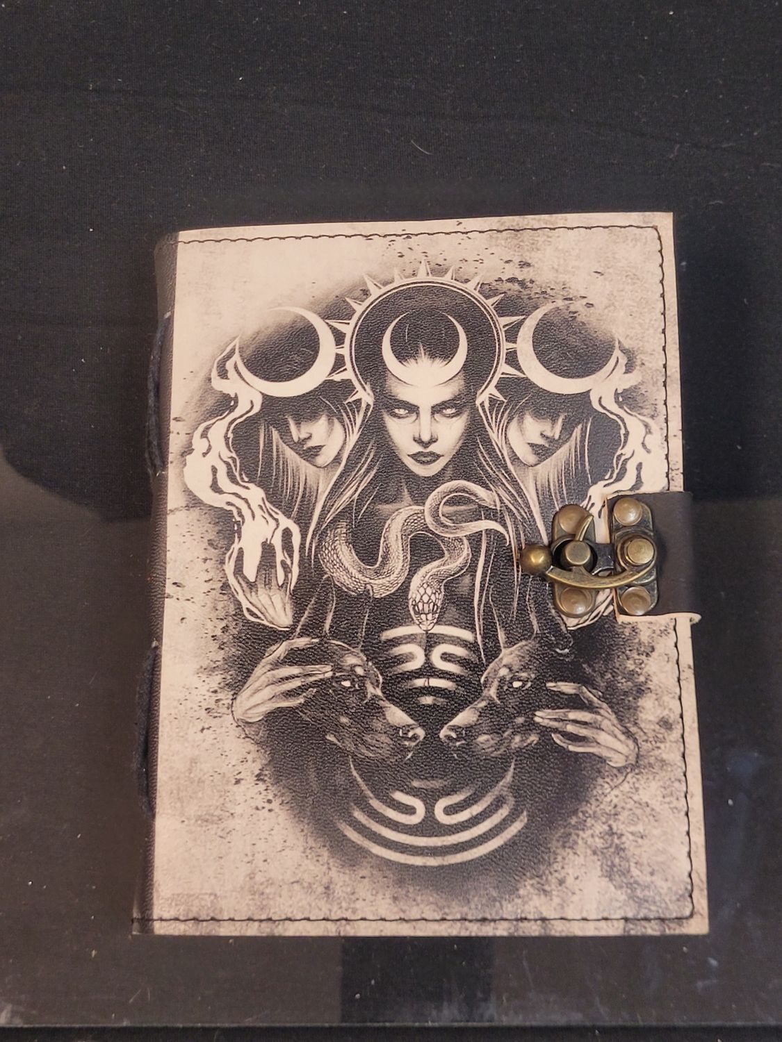 Hekate Journal | Hecate | Leather Journal | Blank Vintage Notebook