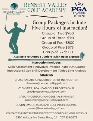 Golf Lessons - Group