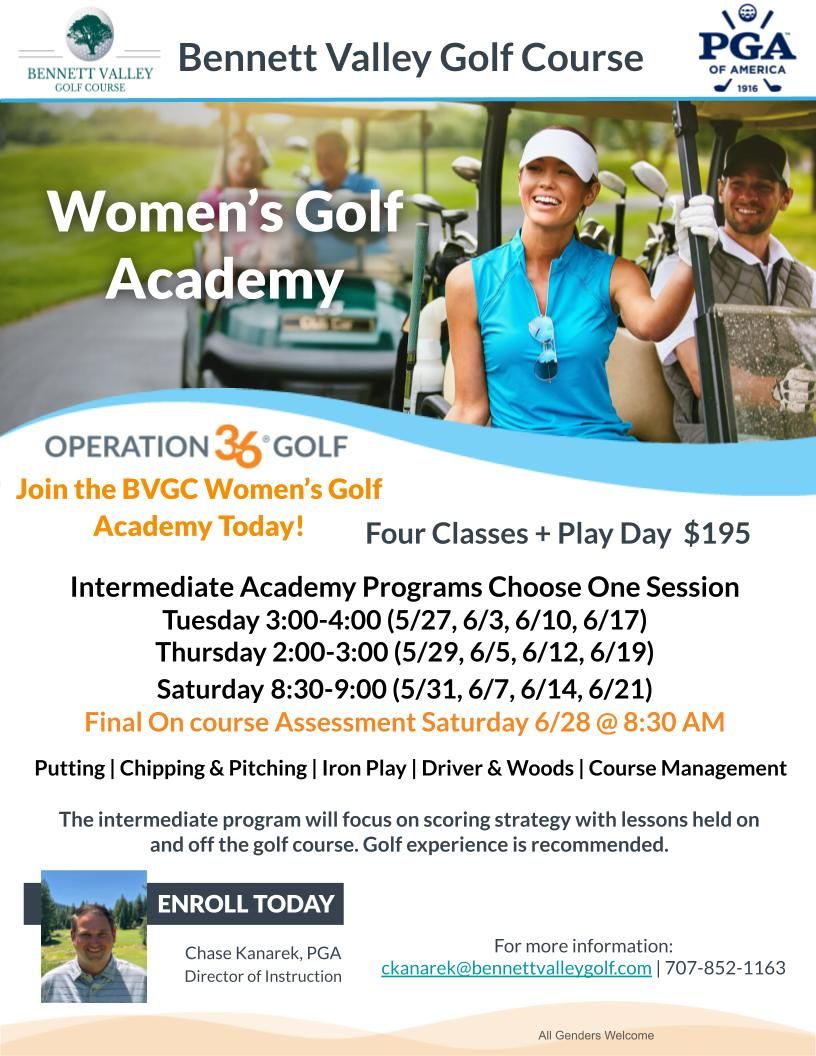Women&#39;s Golf Academy Intermediate Programs