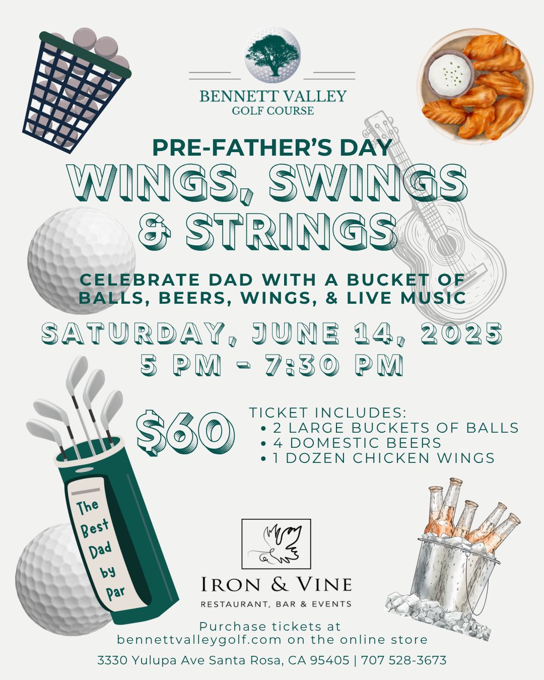 Wings, Swings, and Strings - Pre-Fathers Day Event