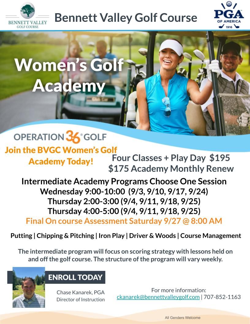 Women&#39;s Golf Academy Intermediate Programs