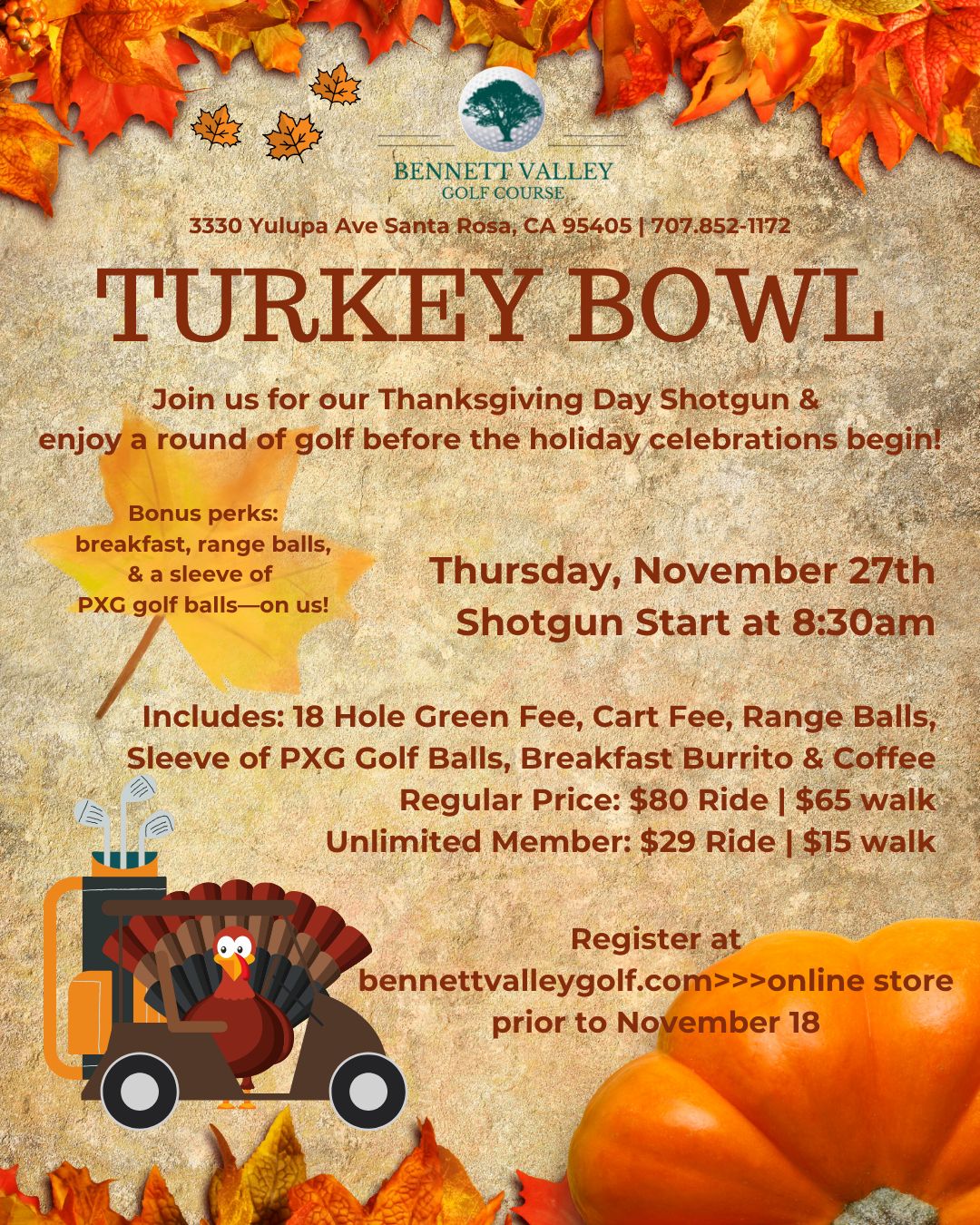 Turkey Bowl Shotgun | Thursday, November 27, 2025