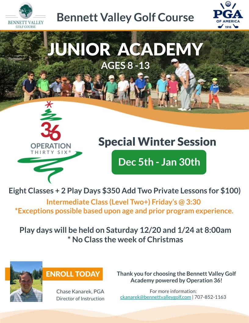 Junior Golf Programs with PGA Director of Instruction Chase Kanarek