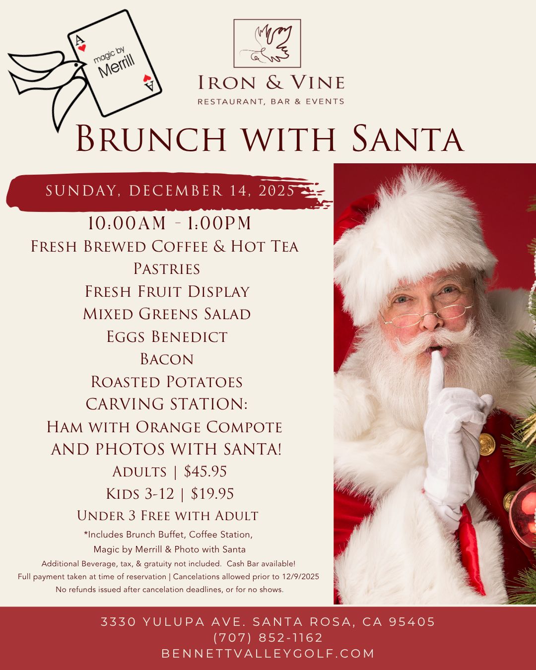 Brunch with Santa | Dec 14 2025