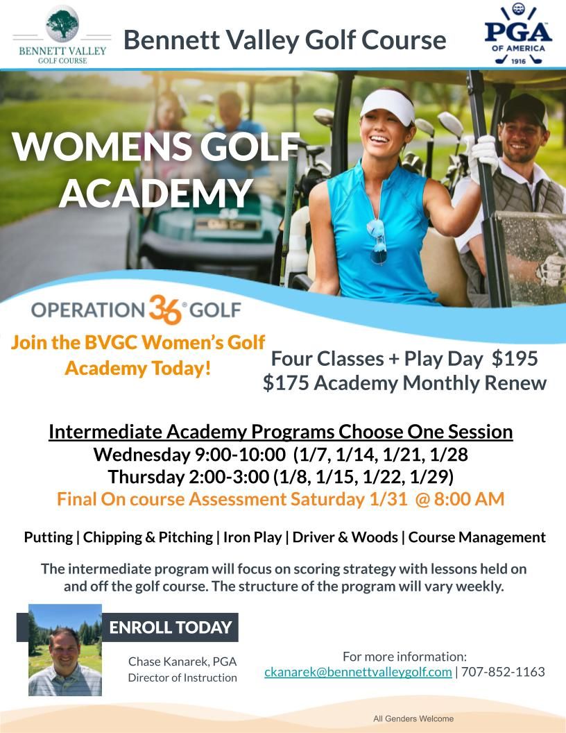 Women&#39;s Golf Academy Intermediate Programs