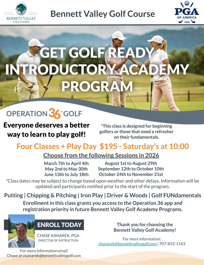 Get Golf Ready Beginners | Choose your Session | Saturdays at 10am
