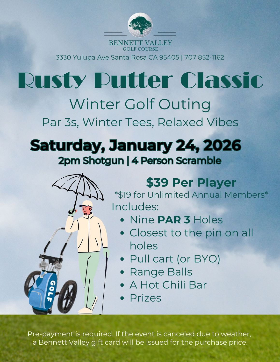 Rusty Putter Classic | Saturday, January 24, 2026