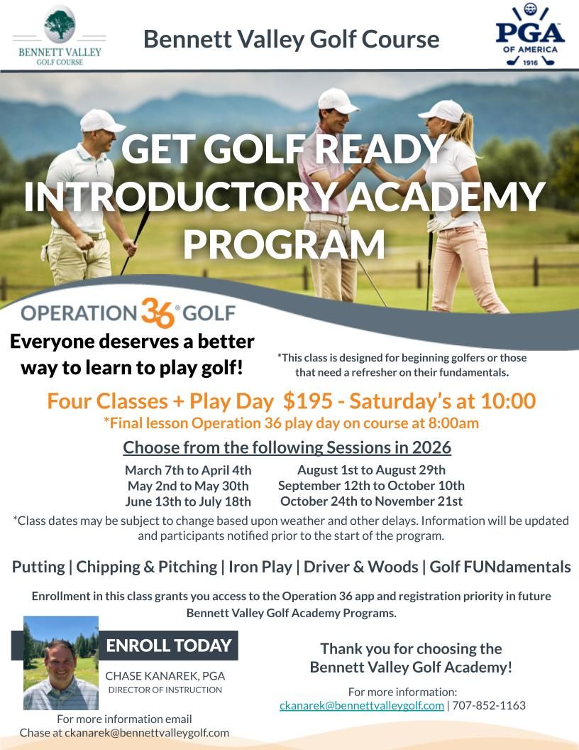 Get Golf Ready Beginners | Choose your Session | Saturdays at 10am