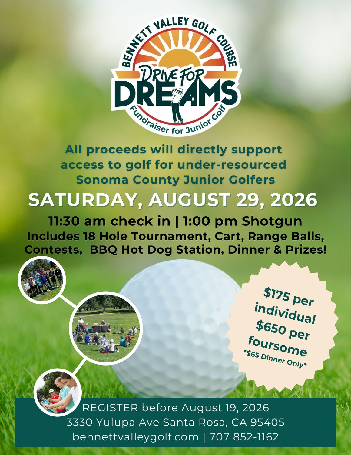 Drive for Dreams | Fundraiser for Junior Golf