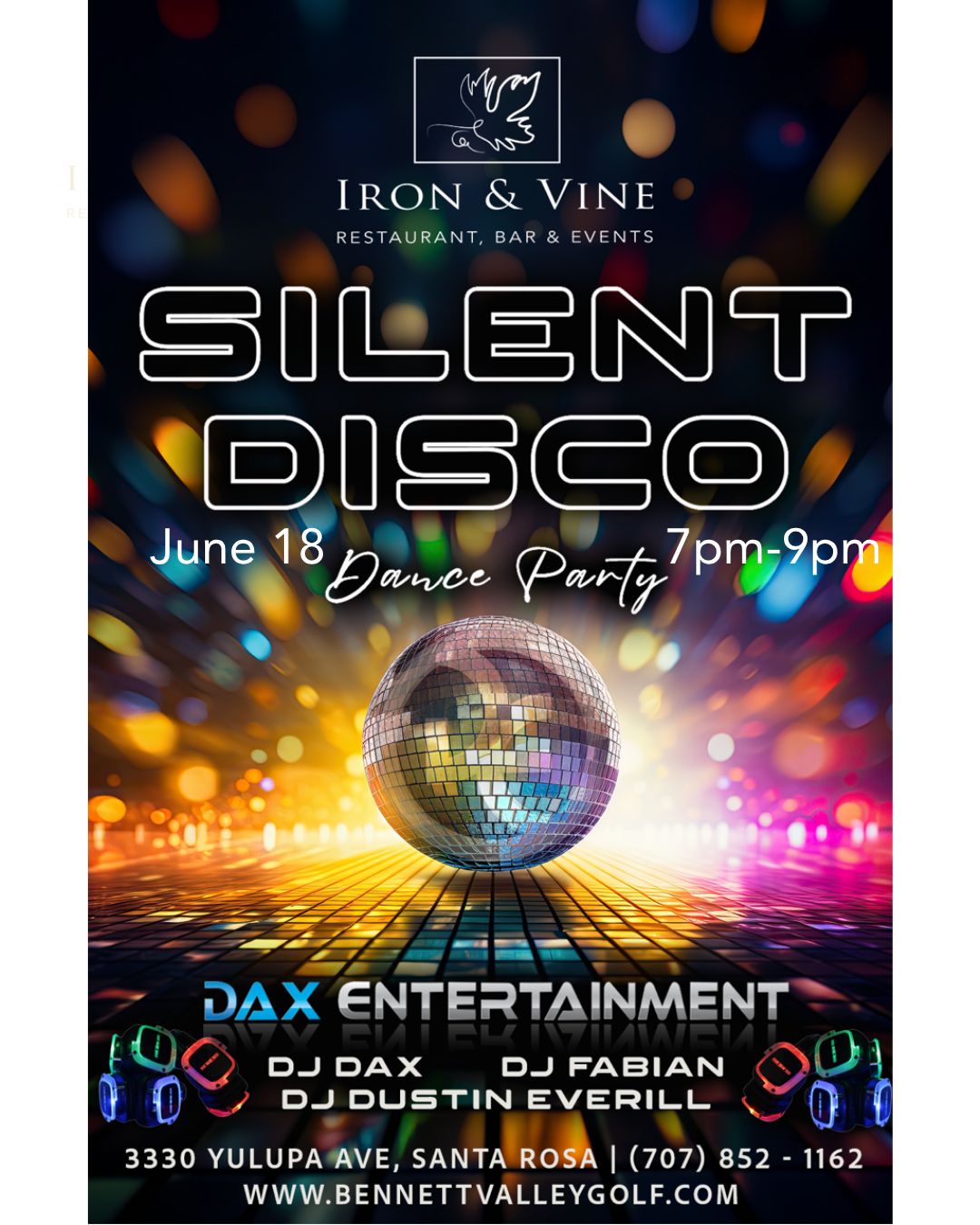 Silent Disco Night at Iron &amp; Vine