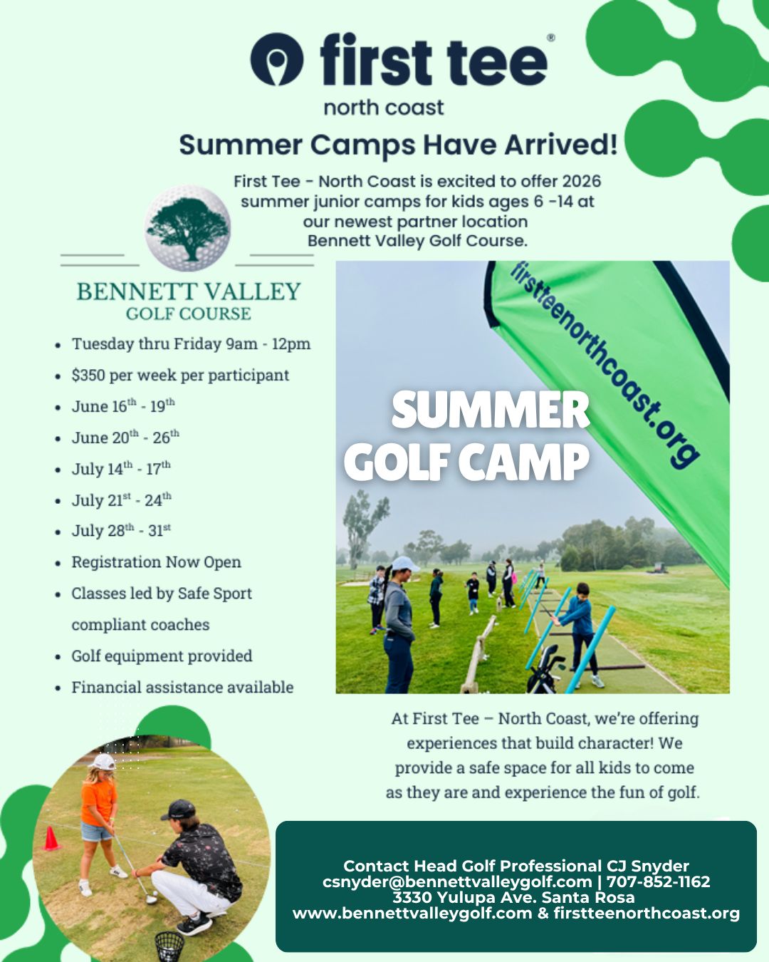 Summer Golf Camp | Choose from 5 Sessions