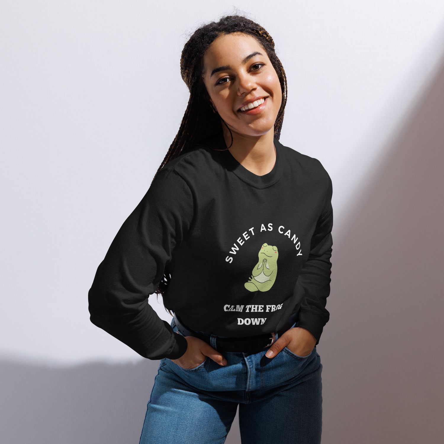 Sweet as Candy - Calm the Frog down long sleeve