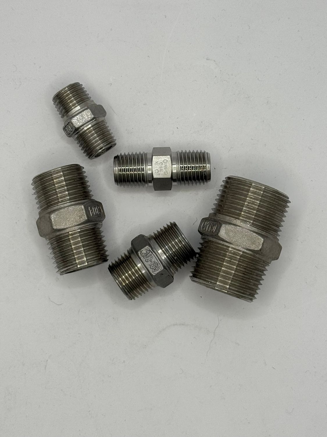 Stainless Steel Hex Nipple