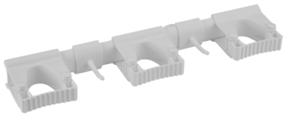 Hygienic Hi-Flex Wall Bracket System, 16.5" White
