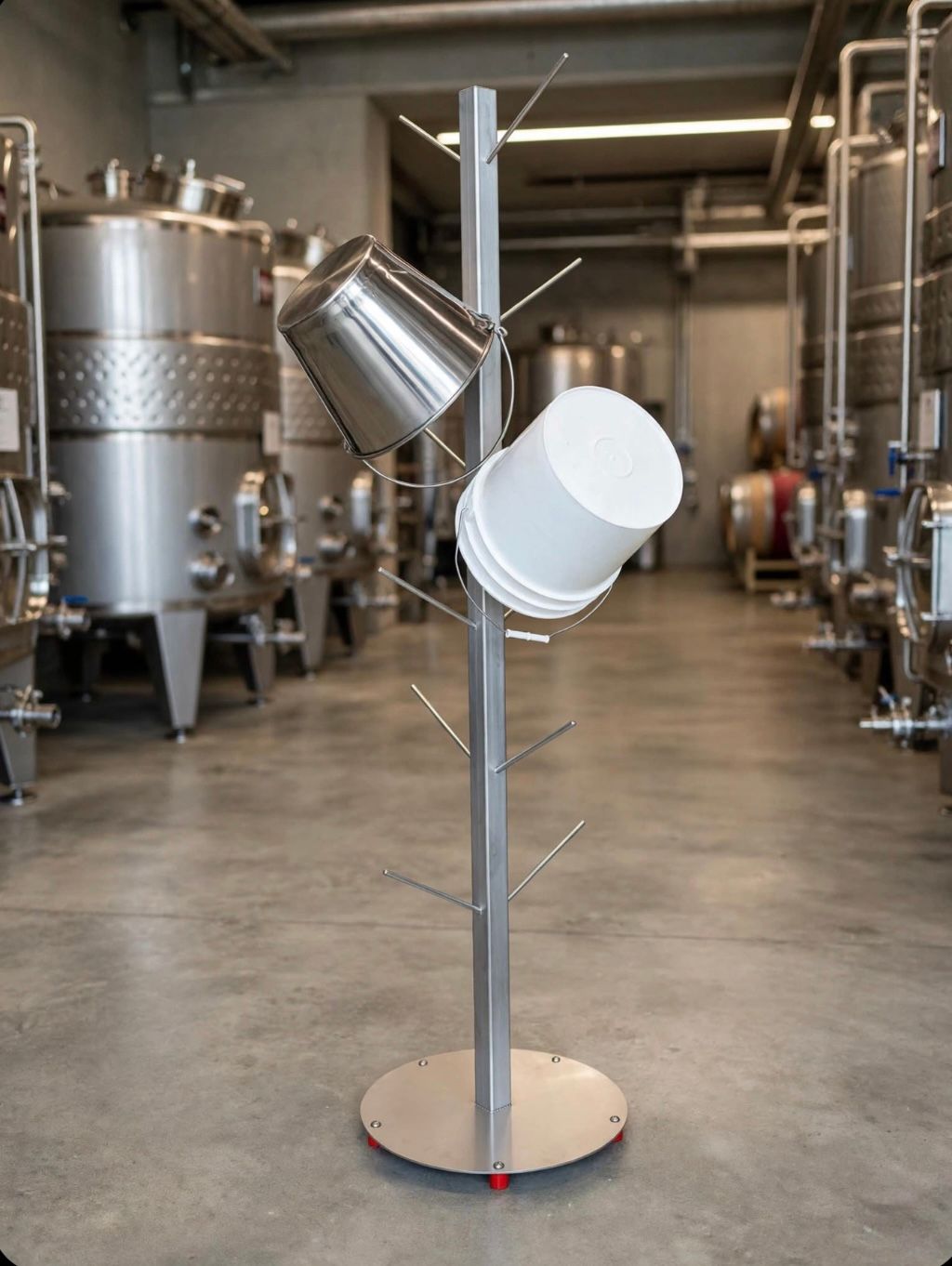 Stainless Steel Bucket Tree