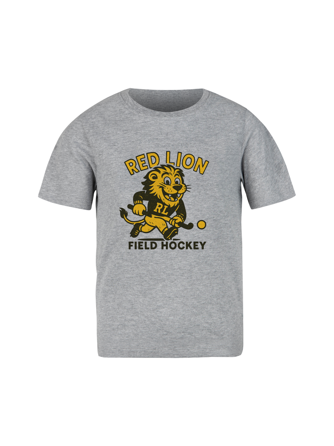 Red Lion Field Hockey Cartoon Lion