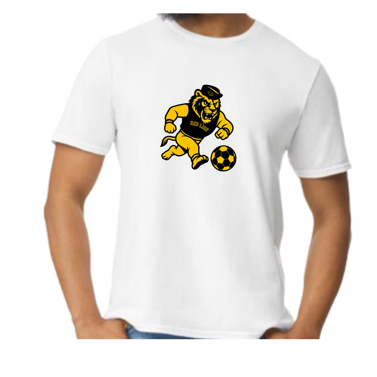 Red Lion Soccer Cartoon Lion