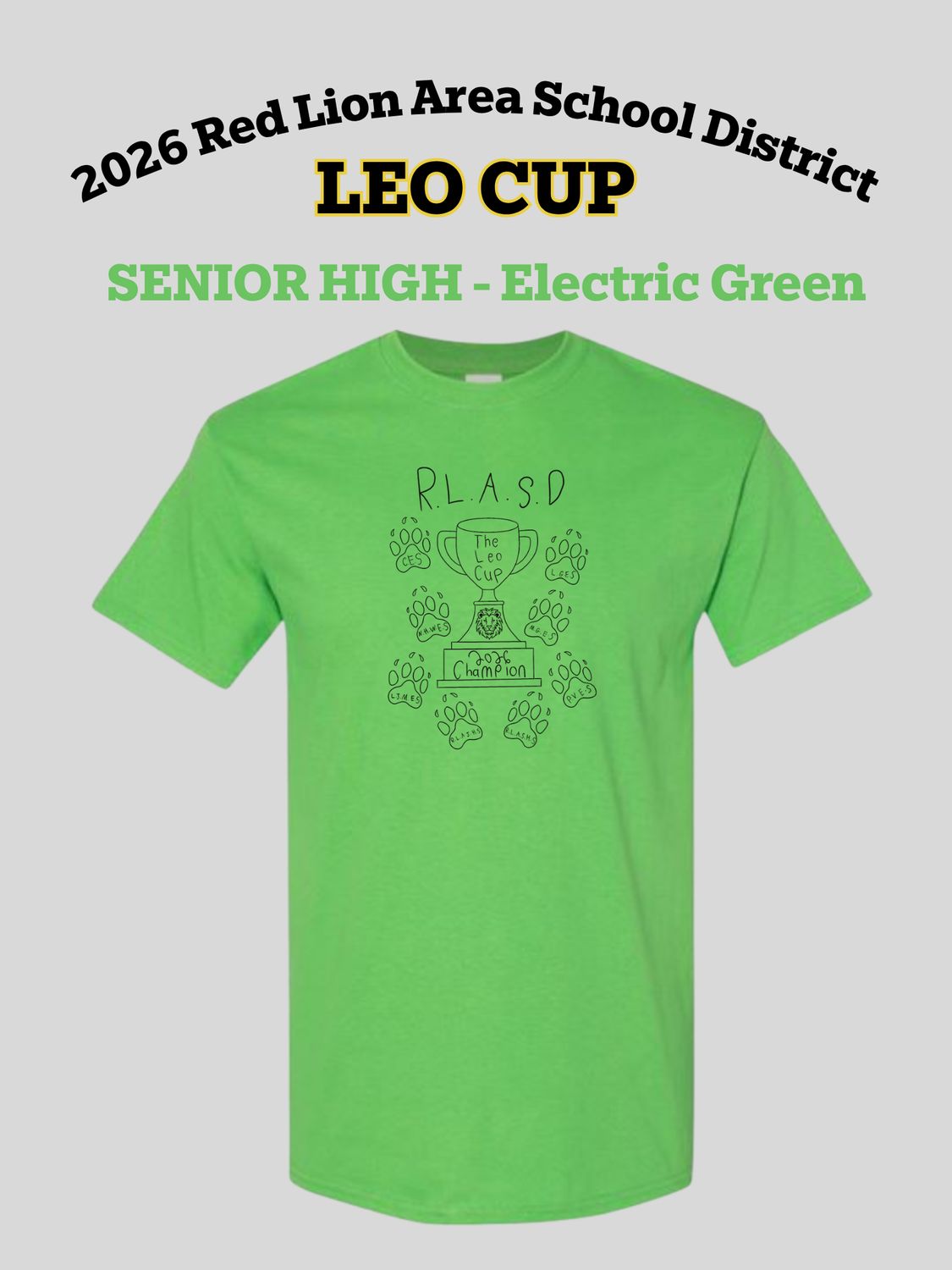 Senior High - Electric Green