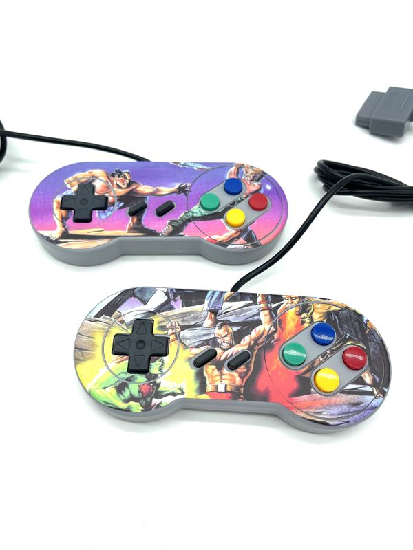 Super Nintendo (SNES) Konsole - Street Fighter 2 Custom Skin