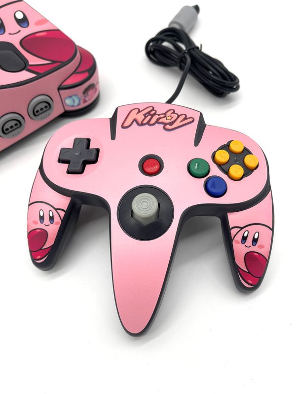 Nintendo 64 Konsole - Kirby Custom Skin