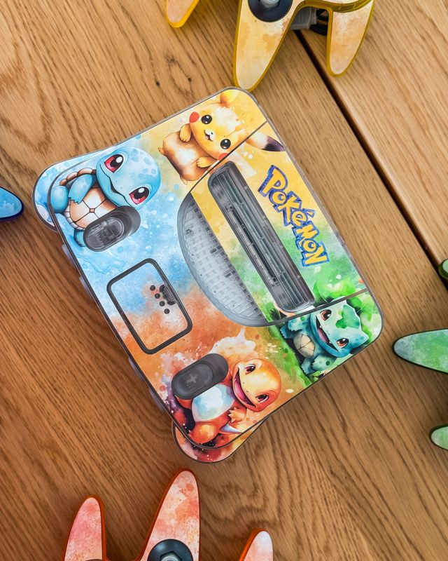 Pokémon Starter Custom N64 Konsole - Limited Edition