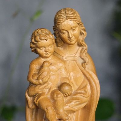 Matka Boska z dzieciątkiem rzeźba